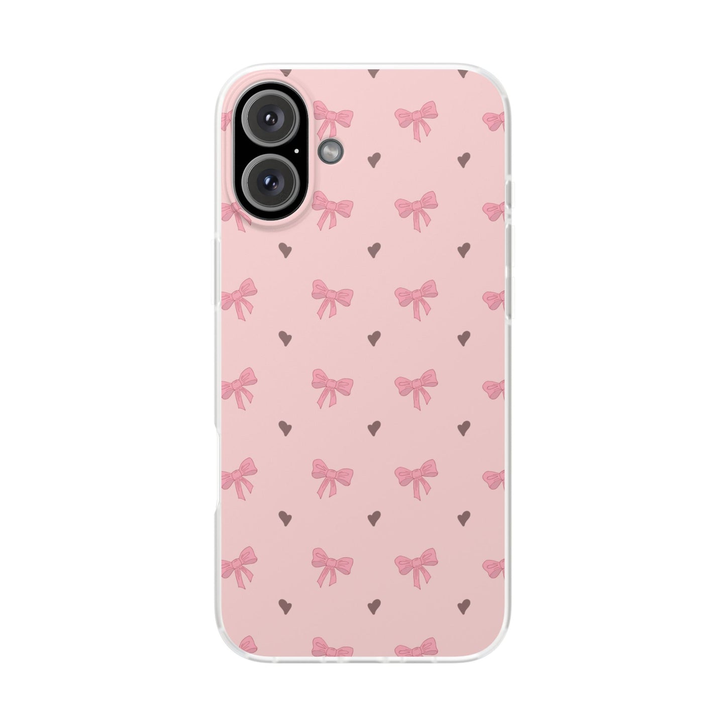 Capa de Telemóvel Flexível - Laços Rosa
