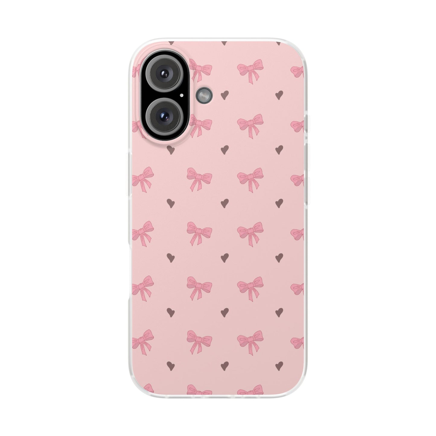 Capa de Telemóvel Flexível - Laços Rosa