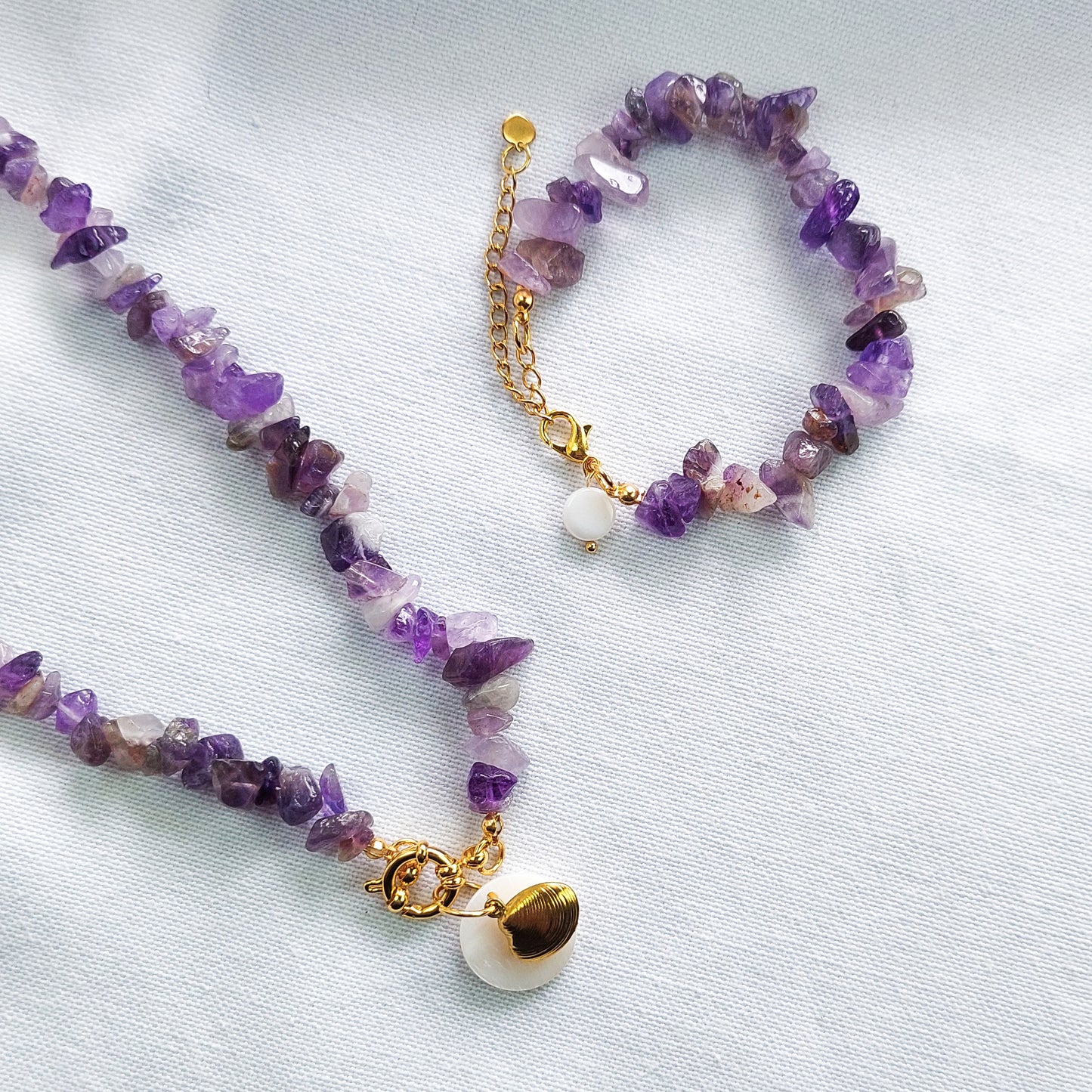 Pulseira Catarina - Ametista