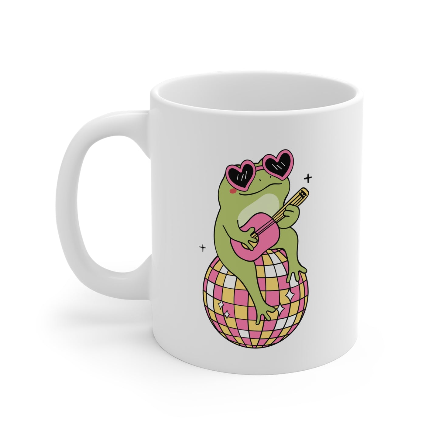 Caneca de Cerâmica - Disco Frog