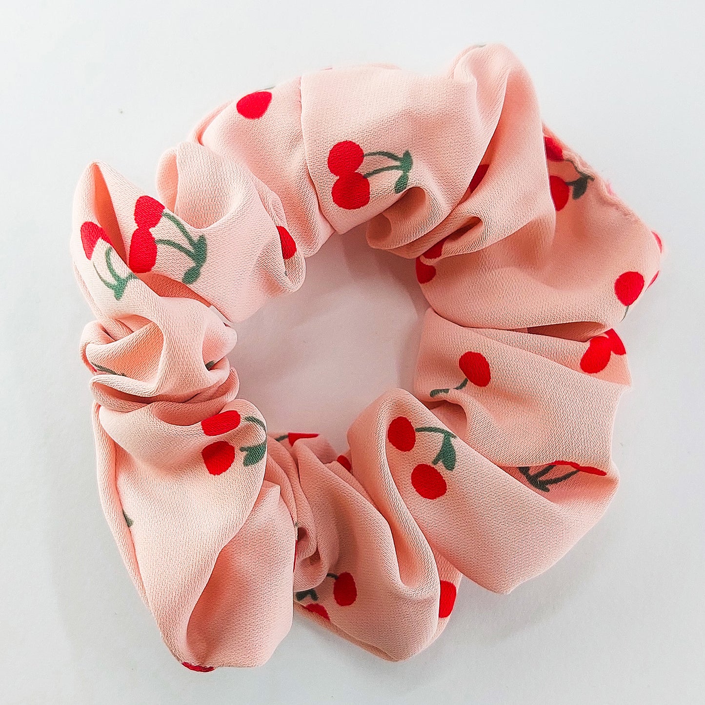 Scrunchie de Licra - Cerejas