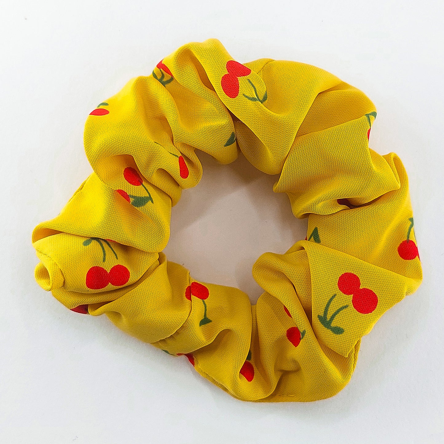 Scrunchie de Licra - Cerejas