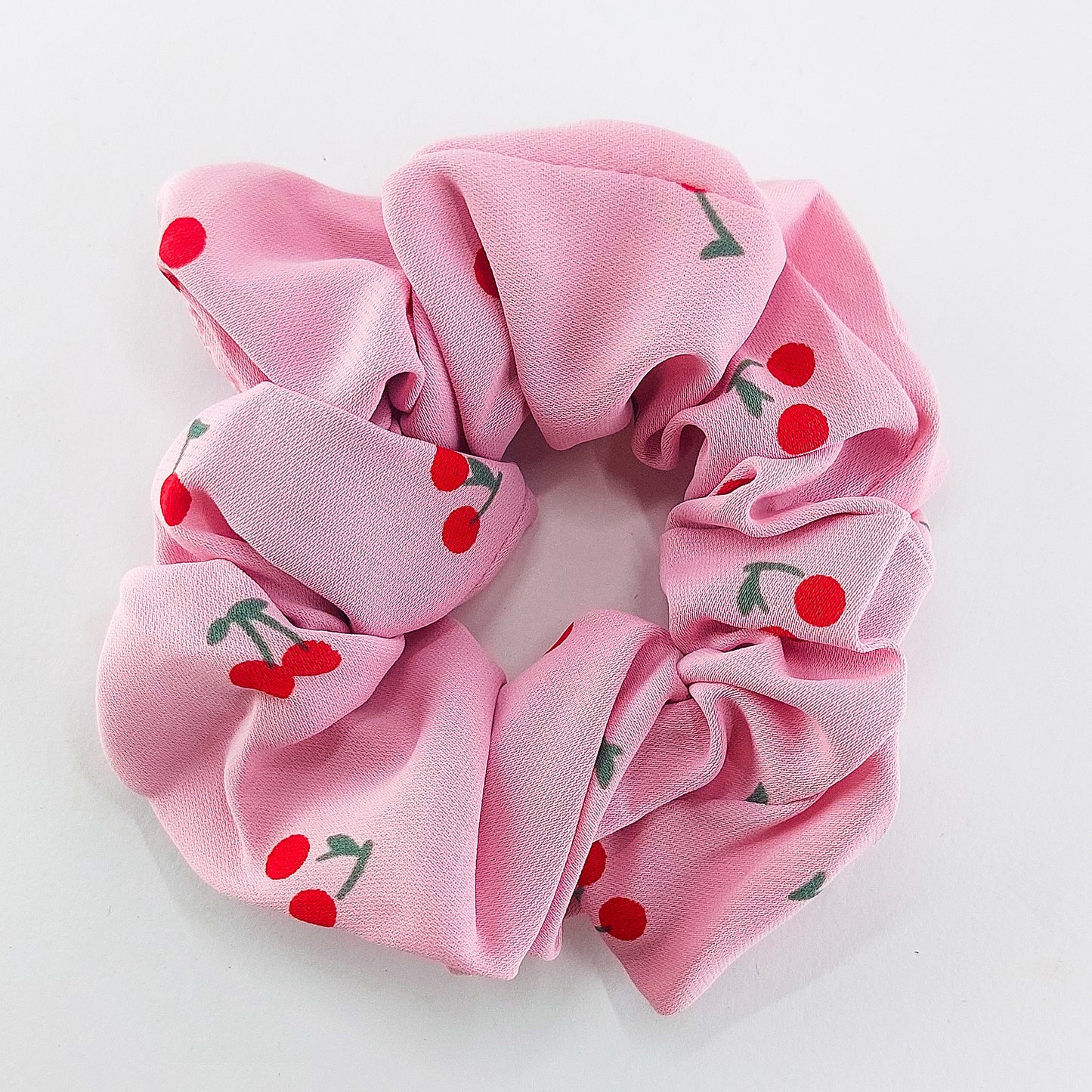 Scrunchie de Licra - Cerejas