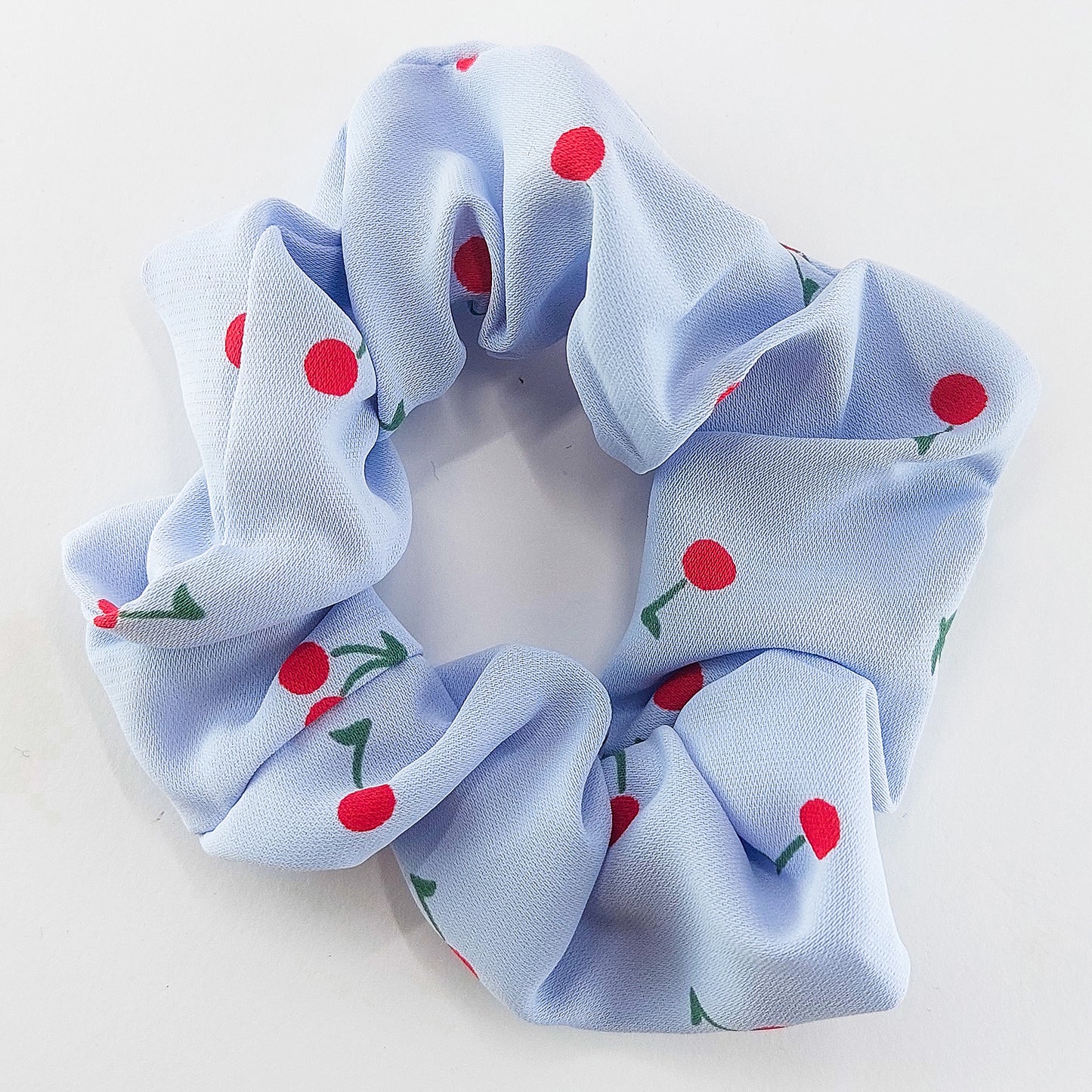Scrunchie de Licra - Cerejas