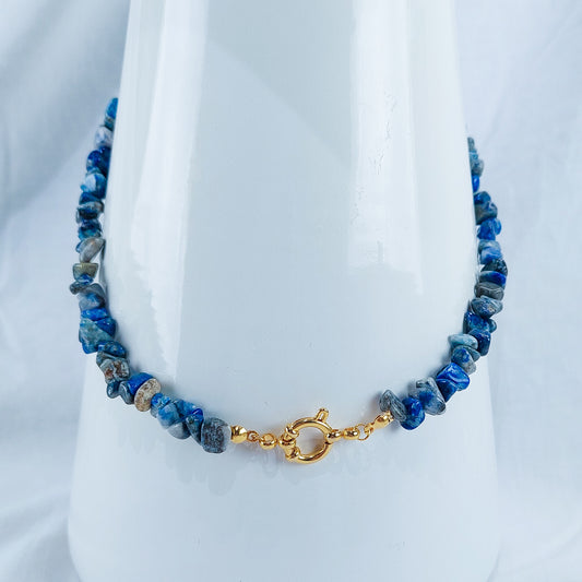 Colar Fragmentos - Sodalite