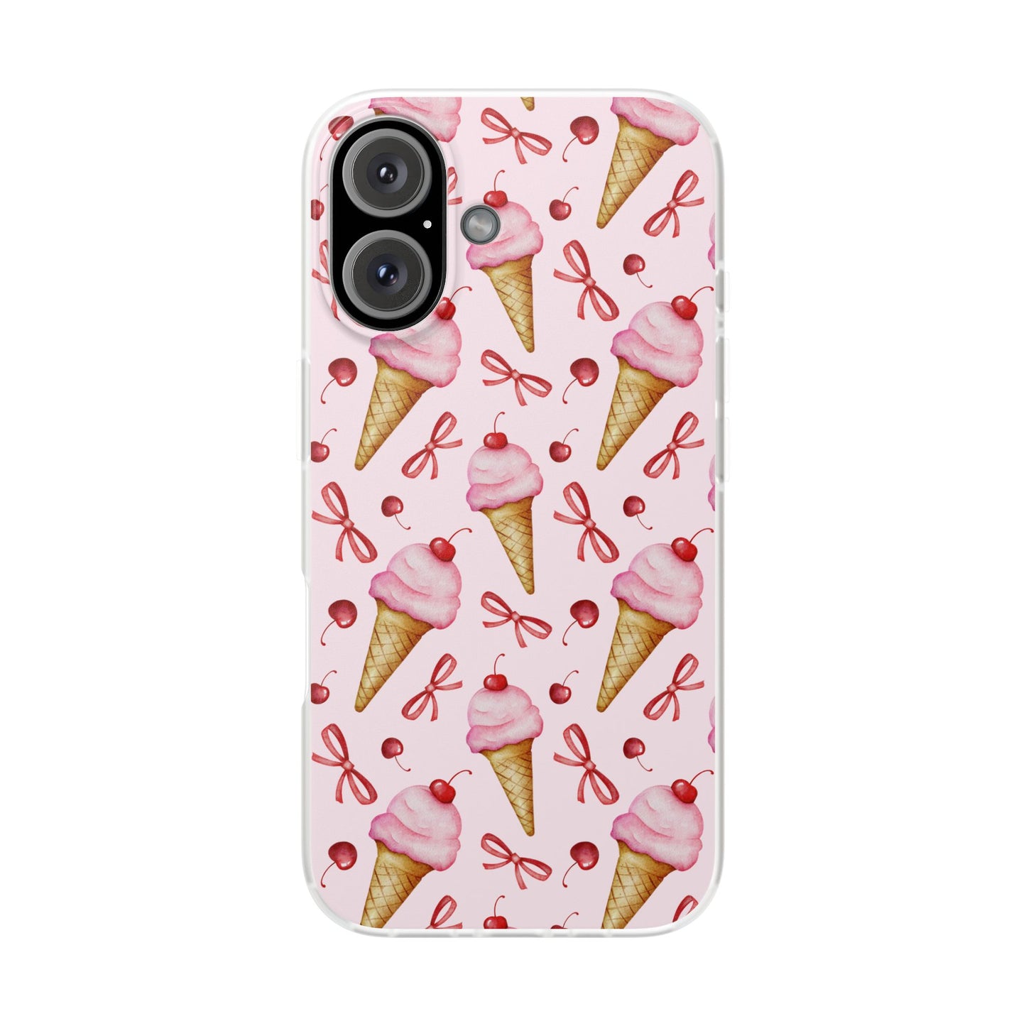 Capa de Telemóvel Flexível - Cone de Gelado