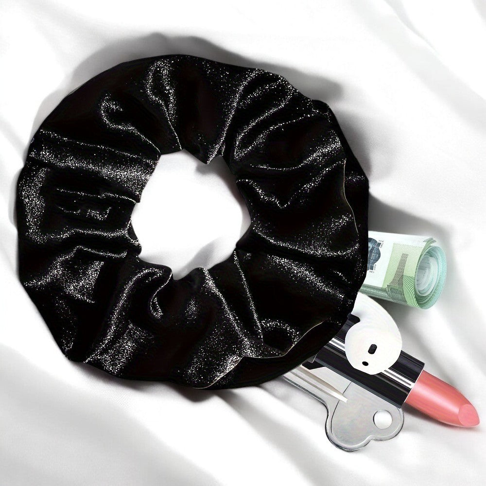 Scrunchie de Veludo com Fecho