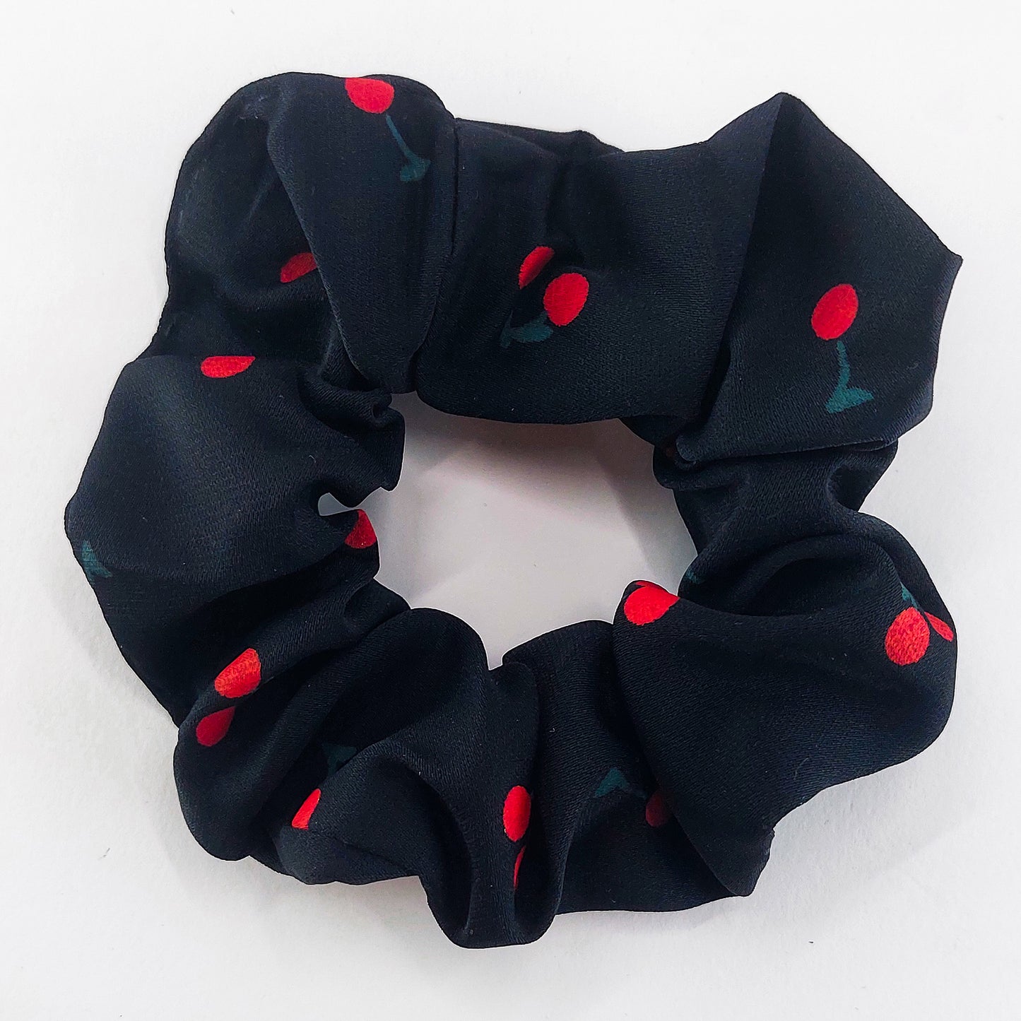Scrunchie de Licra - Cerejas
