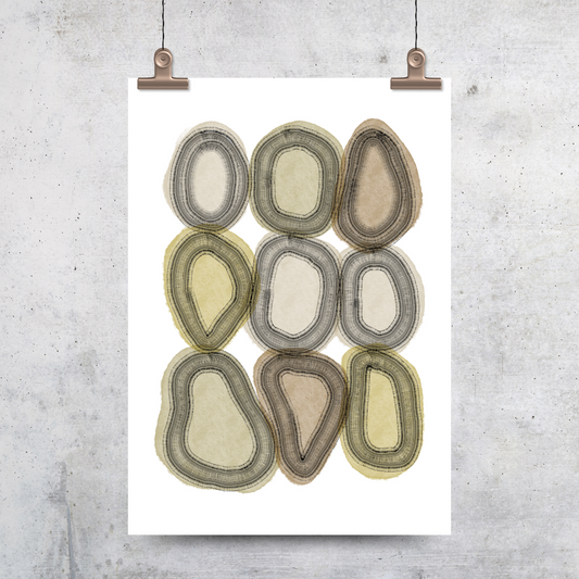 Pebbles - Poster de Arte Contemporânea