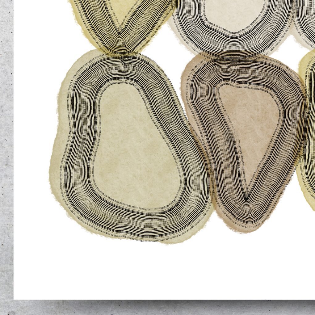 Pebbles - Poster de Arte Contemporânea