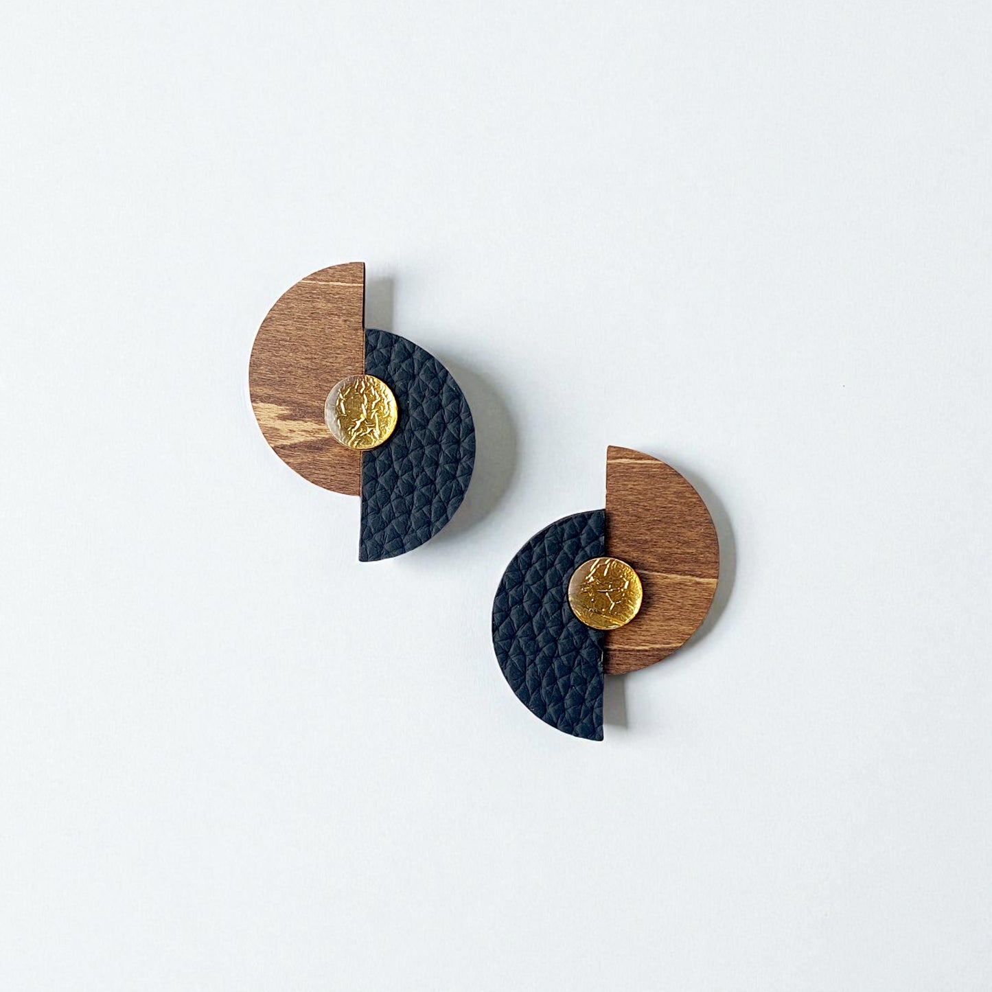 Brincos de Madeira Duo