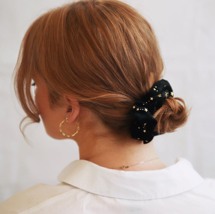 Scrunchie de Veludo - Galáxia